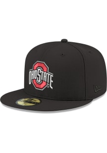 New Era Ohio State Buckeyes Mens Black 59FIFTY Fitted Hat