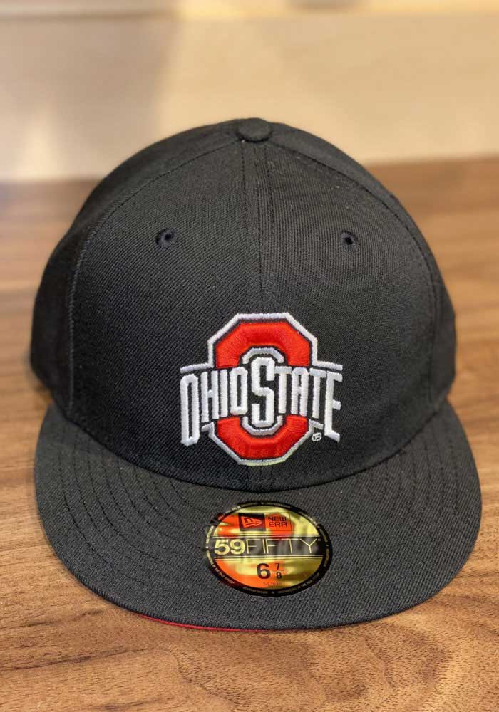 New Era Ohio State Buckeyes Mens Black 59FIFTY Fitted Hat