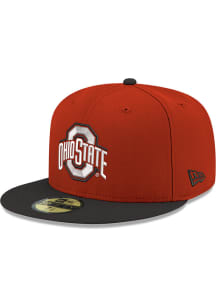 Ohio State Buckeyes New Era 59FIFTY Fitted Hat - Red