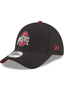 New Era Black Ohio State Buckeyes 9FORTY Adjustable Hat