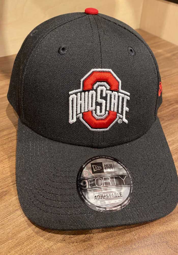 New Era Ohio State Buckeyes 9FORTY Adjustable Hat - Black