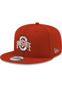 New Era Ohio State Buckeyes Red 9FIFTY Mens Snapback Hat