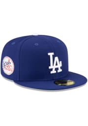 New Era Los Angeles Dodgers Mens Blue Icy Side Patch 59FIFTY Fitted Hat