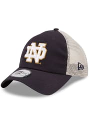 New Era Notre Dame Fighting Irish Flag 9TWENTY Adjustable Hat - Navy Blue