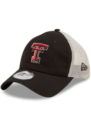 New Era Texas Tech Red Raiders Flag 9TWENTY Adjustable Hat - Black