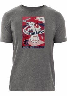 New Era Kansas City Athletics Grey Elephant Poster Short Sleeve T Shirt