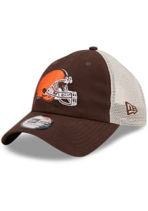 New Era Cleveland Browns Flag 9TWENTY Adjustable Hat - Brown