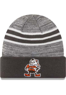 New Era Cleveland Browns Grey CLEBROCC MARLED GRAPHITE T113621 Mens Knit Hat