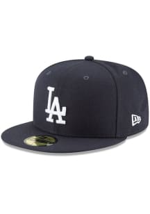 New Era Los Angeles Dodgers Mens Navy Blue Basic 59FIFTY Fitted Hat