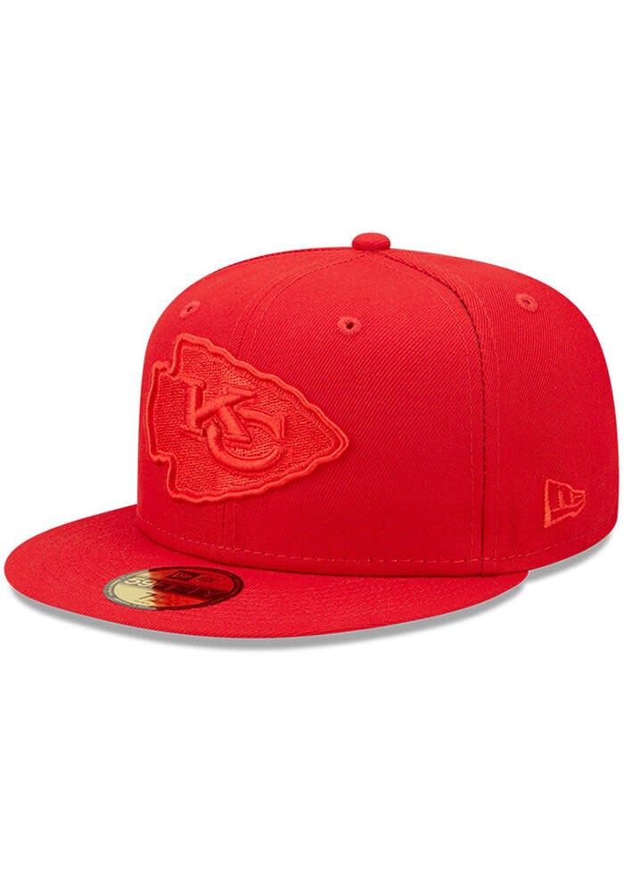 Youth New Era Red Kansas City Chiefs Main 59FIFTY Fitted Hat