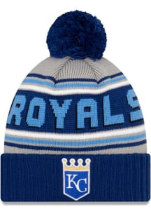 New Era Kansas City Royals Blue Cheer Knit Youth Knit Hat