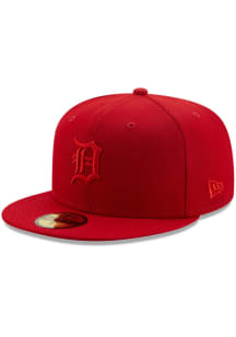 New Era Detroit Tigers Mens Red Color Pack 59FIFTY Fitted Hat