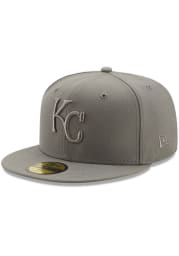 New Era Kansas City Royals Mens Grey Color Pack 59FIFTY Fitted Hat