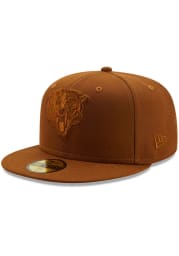 New Era Chicago Bears Mens Brown Color Pack 59FIFTY Fitted Hat