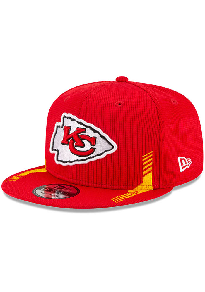 New Era Kansas City Chiefs Red 2021 Sideline Home 9FIFTY Mens Snapback Hat