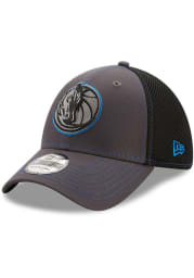 New Era Dallas Mavericks Mens Grey Team Neo 39THIRTY Flex Hat