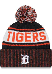 New Era Detroit Tigers Navy Blue Marl Mens Knit Hat