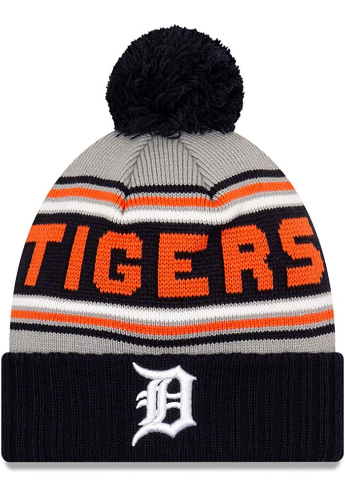 Detroit Tigers New Era Repeat Knit Hat - Navy