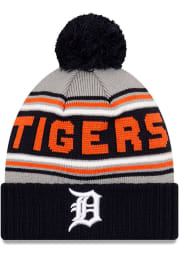 New Era Detroit Tigers Navy Blue Cheer Mens Knit Hat
