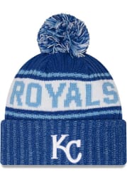 New Era Kansas City Royals Blue Marl Mens Knit Hat