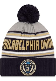 New Era Philadelphia Union Navy Blue Cheer Mens Knit Hat
