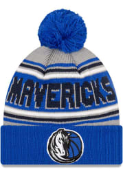 New Era Dallas Mavericks Blue Cheer Mens Knit Hat