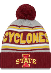 New Era Iowa State Cyclones Red Cheer Mens Knit Hat