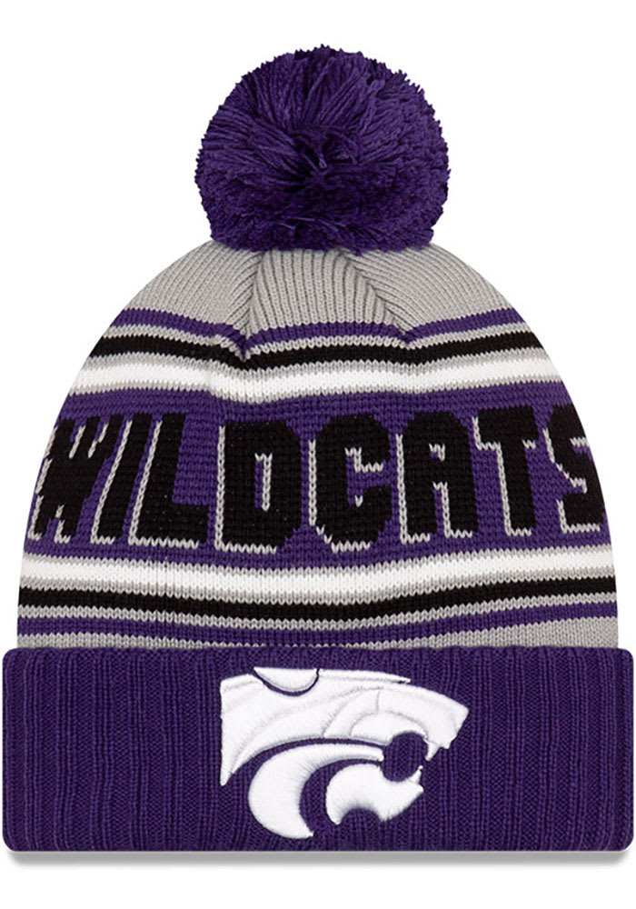 New Era K-State Wildcats Purple Cheer Mens Knit Hat