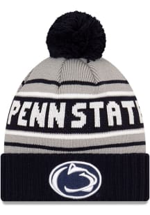 New Era Penn State Nittany Lions Navy Blue Cheer Mens Knit Hat