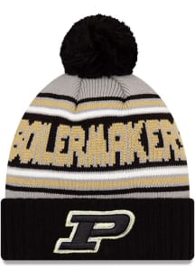 New Era Purdue Boilermakers Black Cheer Mens Knit Hat