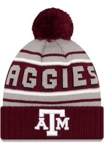 New Era Texas A&amp;M Aggies Maroon Cheer Mens Knit Hat