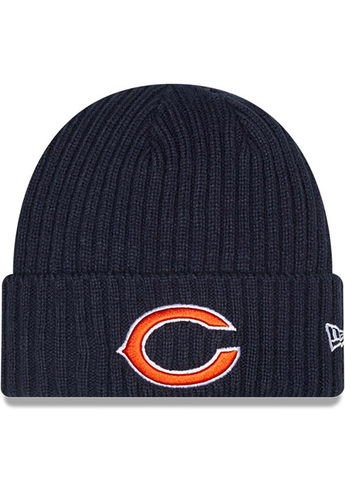 New Era Chicago Bears Navy Blue Core Classic Mens Knit Hat