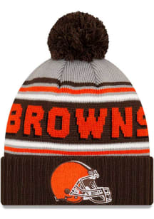 New Era Cleveland Browns Orange Cheer Mens Knit Hat