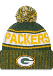 New Era Green Bay Packers Green Marl Mens Knit Hat