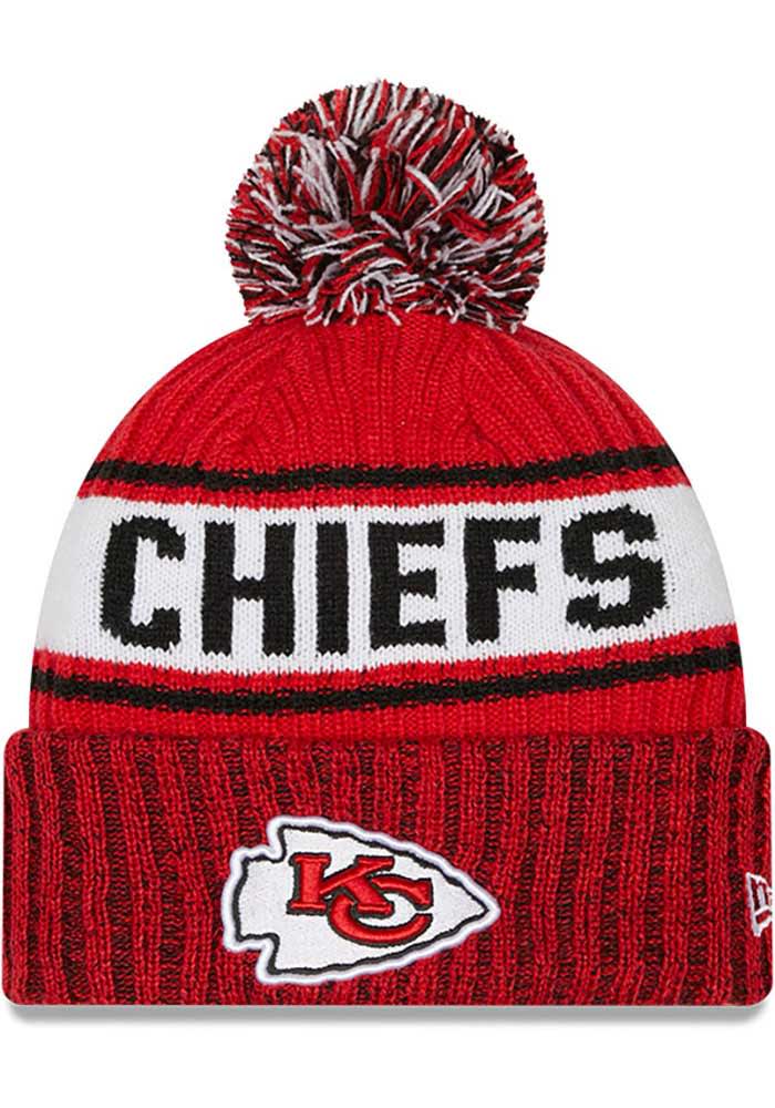 New Era Kansas City Chiefs Red Marl Mens Knit Hat