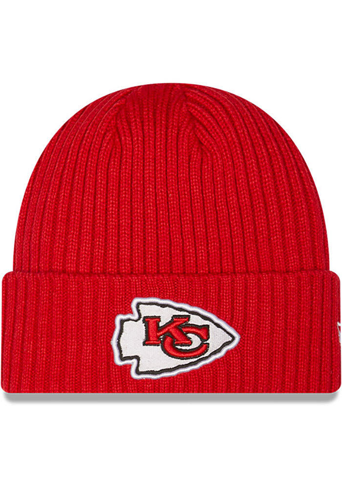 New Era Kansas City Chiefs Red Core Classic Mens Knit Hat