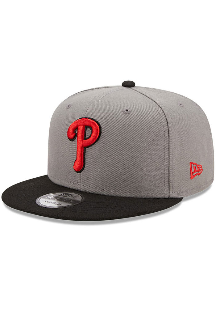New Era Philadelphia Phillies Grey 2T Color Pack 9FIFTY Mens Snapback Hat