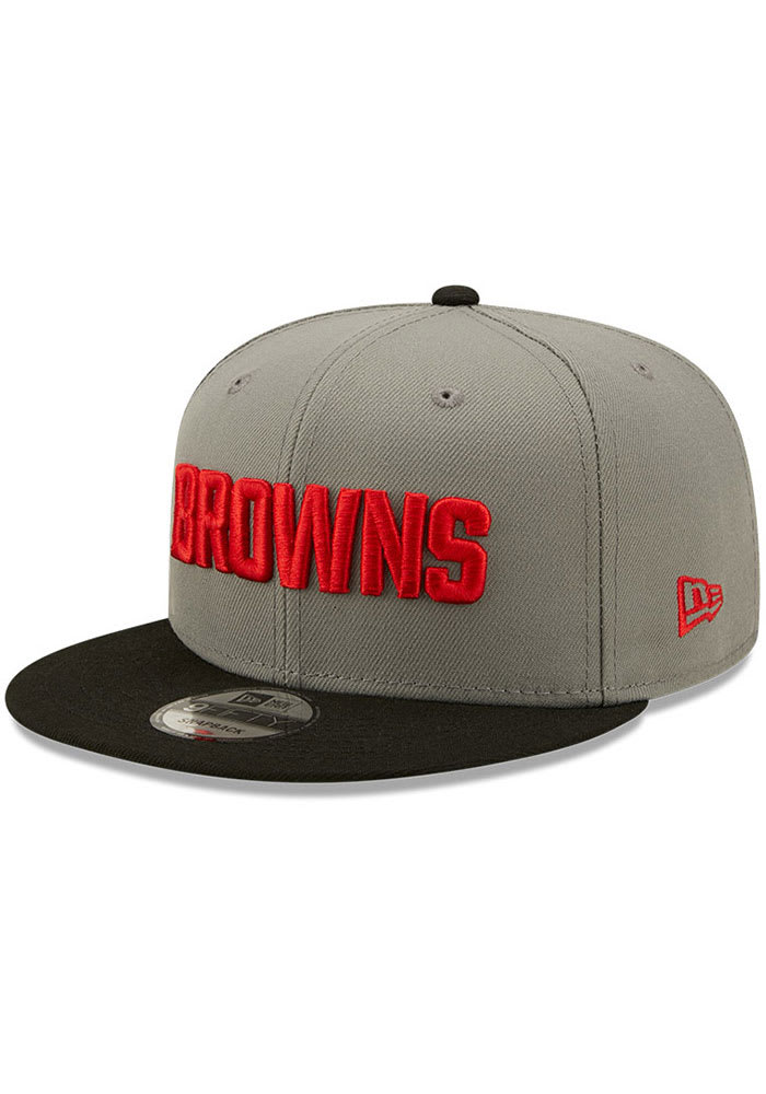 New Era Cleveland Browns Grey 2T Color Pack 9FIFTY Mens Snapback Hat