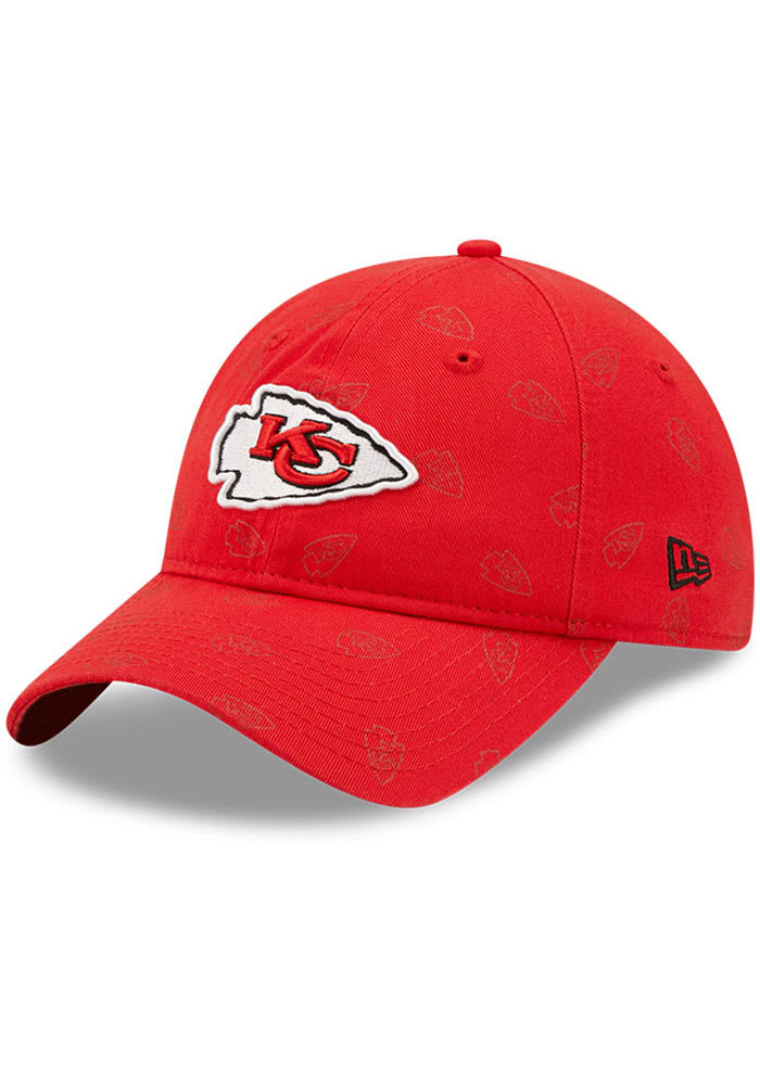 New Era Kansas City Chiefs Red Scatter 9TWENTY Womens Adjustable Hat