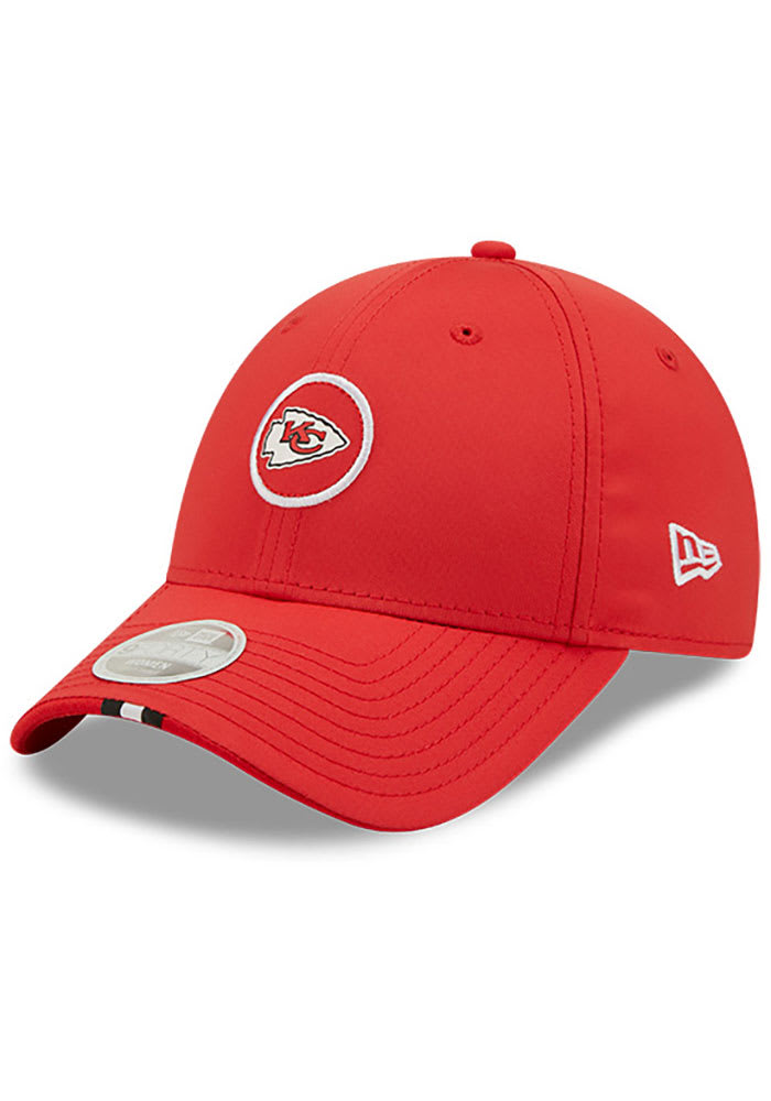 New Era Kansas City Chiefs Red Logo Sleek 9FORTY Womens Adjustable Hat