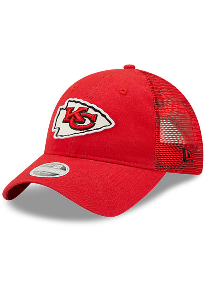 New Era Kansas City Chiefs Red Logo Glam 9TWENTY Womens Adjustable Hat