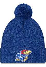 New Era Kansas Jayhawks Blue Brisk Womens Knit Hat