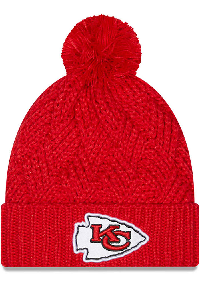 New Era Kansas City Chiefs Red Brisk Womens Knit Hat