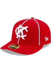 New Era Kansas City Monarchs Mens Red 2021 TBTC LP59FIFTY Fitted Hat