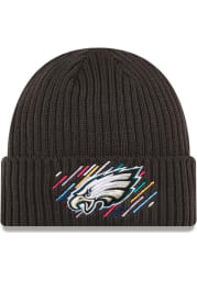 New Era Philadelphia Eagles Grey 2021 Crucial Catch Knit Mens Knit Hat
