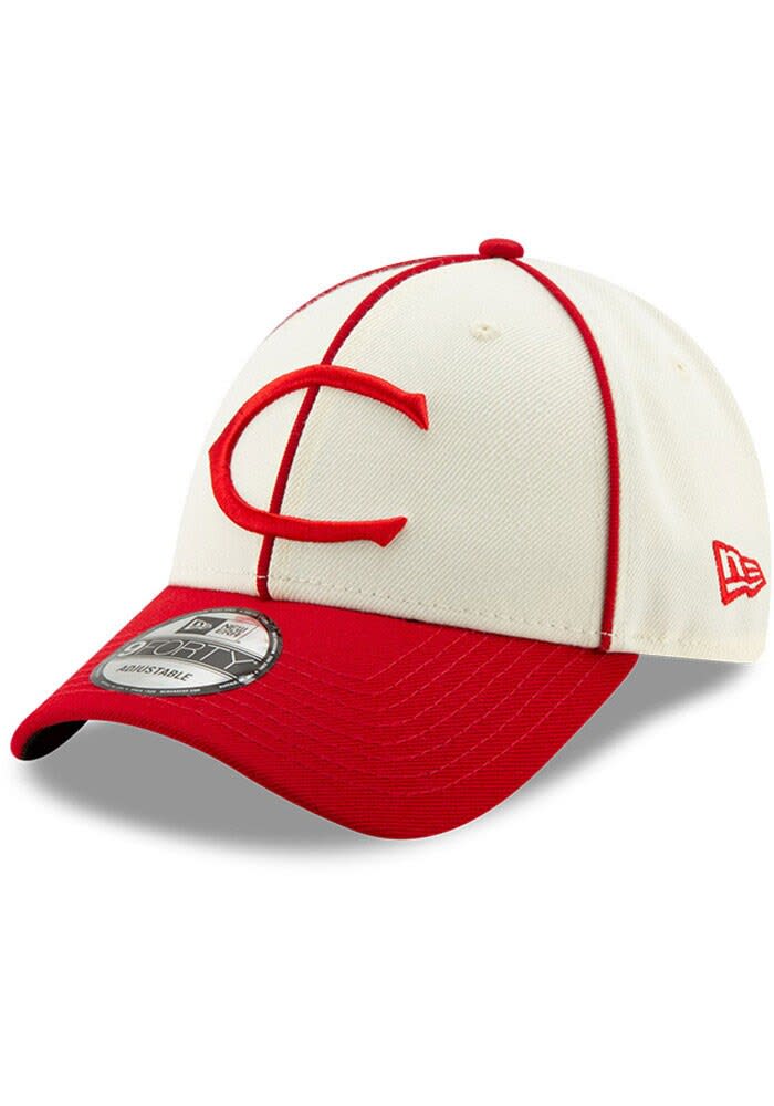 New Era Cincinnati Reds TBTC 9FORTY Adjustable Hat - White