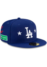 New Era Los Angeles Dodgers Mens Blue City Transit 59FIFTY Fitted Hat