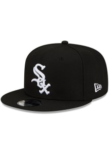 New Era Chicago White Sox Black World Series Patch Up 9FIFTY Mens Snapback Hat