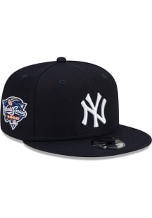 New Era New York Yankees Navy Blue World Series Patch Up 9FIFTY Mens Snapback Hat