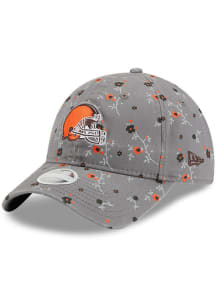 New Era Cleveland Browns Grey JR Blossom 9TWENTY Youth Adjustable Hat